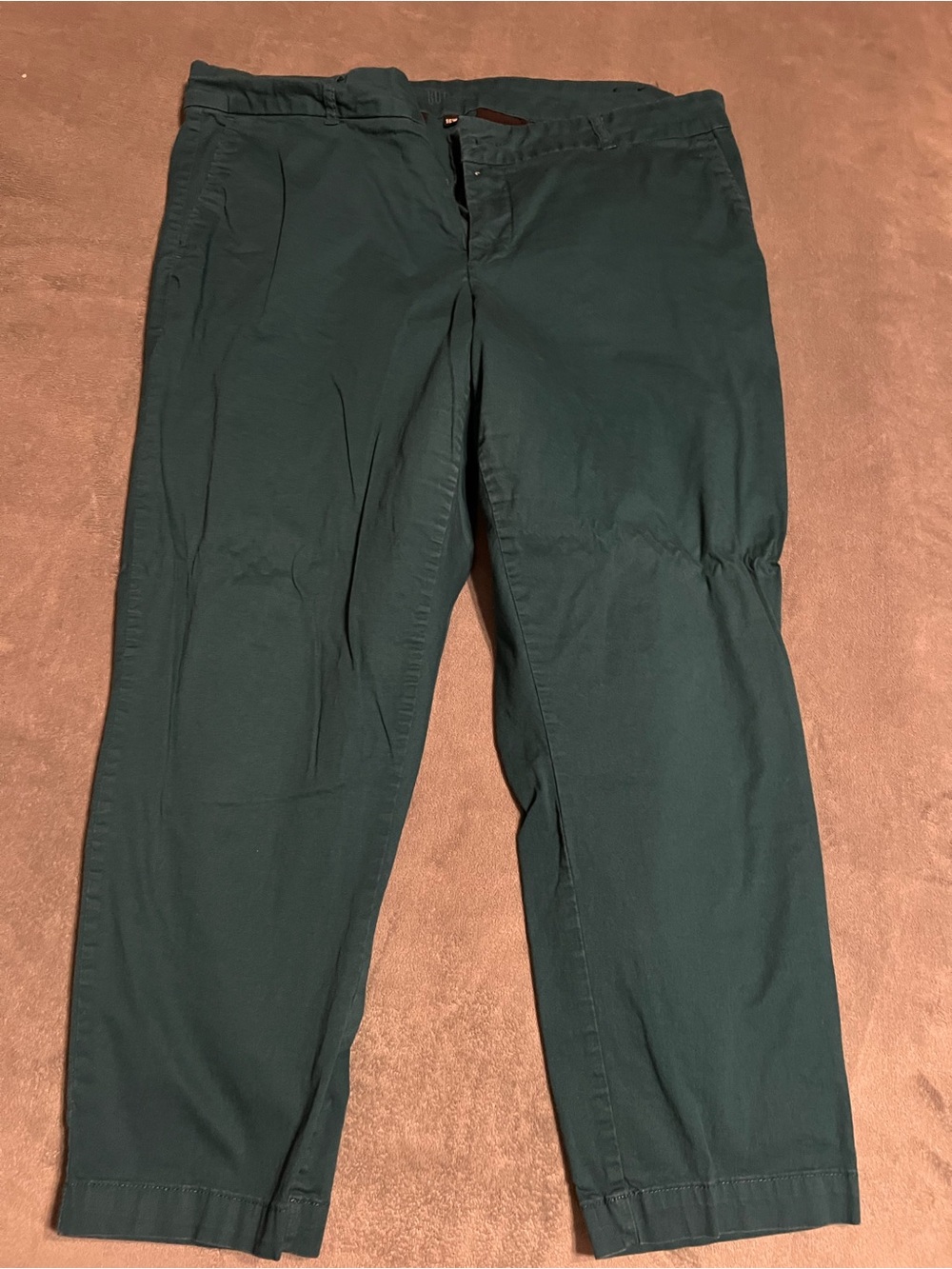 Kut from the Kloth Teal-Anklet Chino Pants